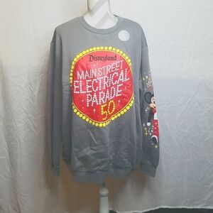 NWT Disneyland Main Street Electrical Parade Long Sleeve Sweatshirt, X-LARGE